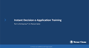 TLE Automated Underwriting Training Video - In-Person Signature Method